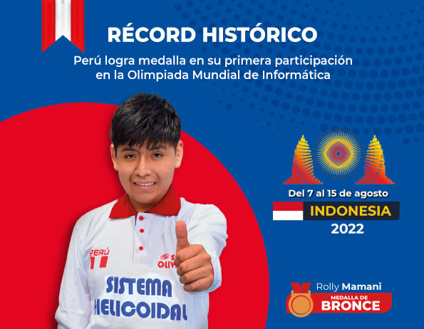Perú logra medalla en su primera participación en la Olimpiada Mundial de Informática