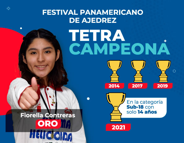 Tetracampeona en Festival Panamericana de Ajedrez