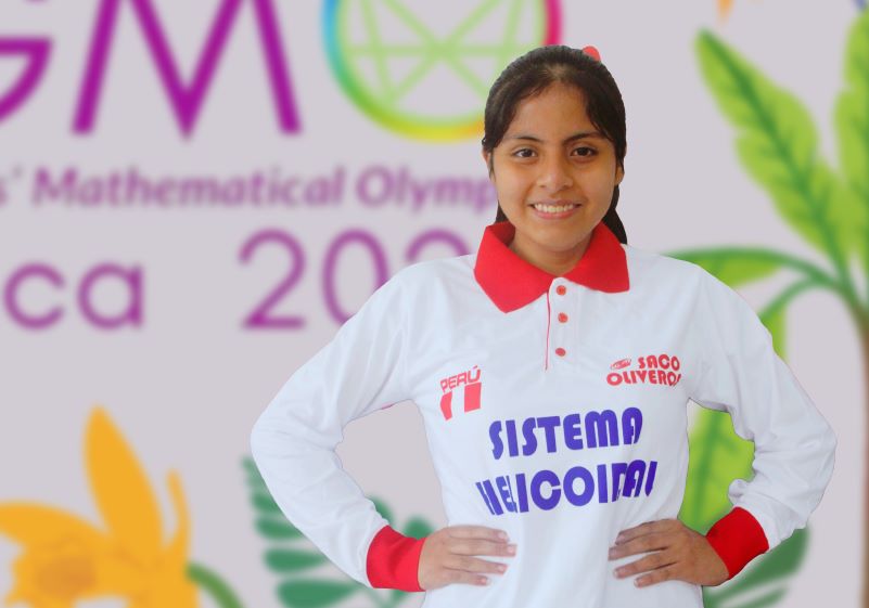 Perú tricampeón en la Olimpiada Panamericana Femenina de Matemática - Camila