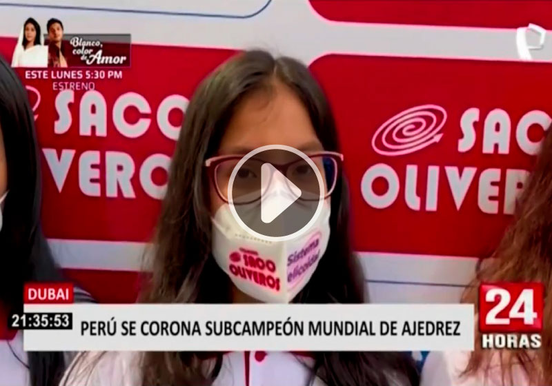 Perú subcampeón en el Torneo Mundial de Ajedrez Escolar en Dubái - Panamericana Televisión