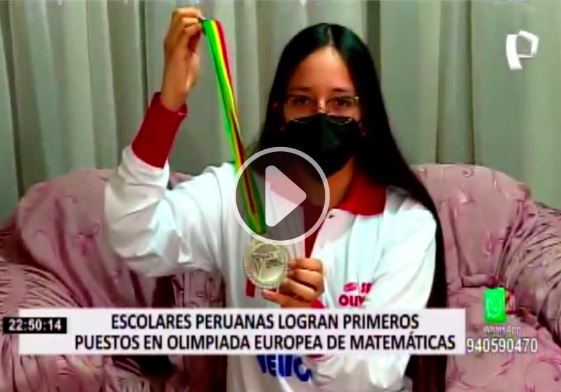 Escolares peruanas logran primeros puestos en Olimpiada Europea de Matemáticas