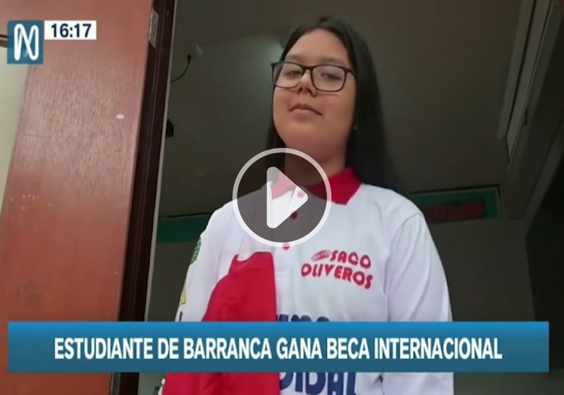 Canal N: Estudiante peruana gana beca internacional