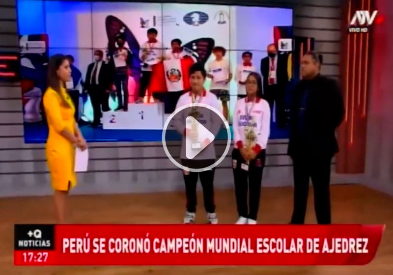 ATV - Perú se coronó campeón mundial escolar de ajedrez