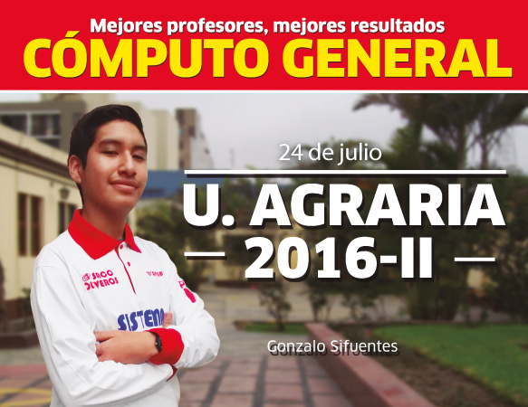 Cómputo General 2016 en la Universidad Nacional Agraria La Molina