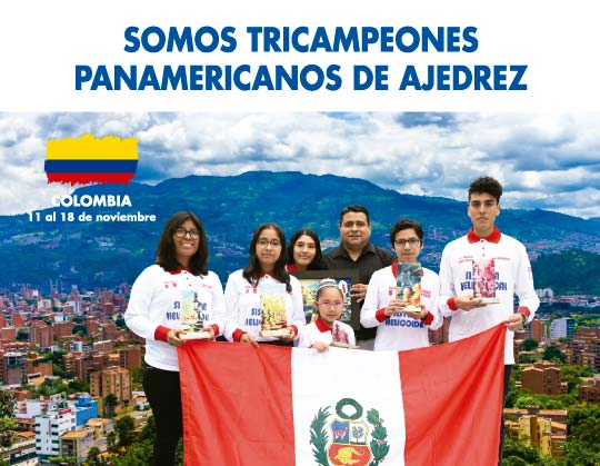 Somos tricampeones panamericanos de Ajedrez