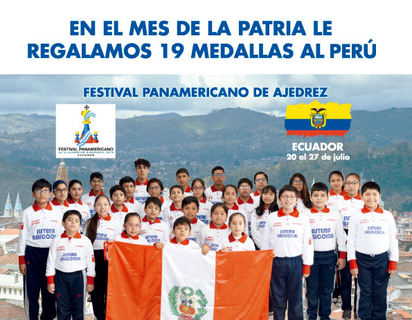 En el mes de la patria regalamos 19 medallas al Perú