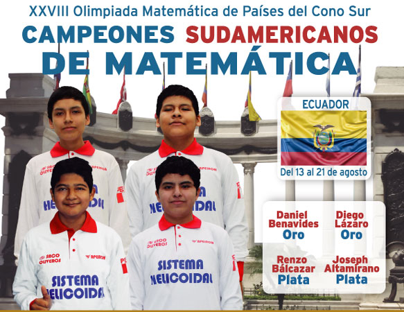 Campeones sudamericanos de Matemática