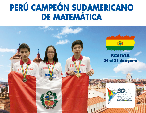Perú campeón Sudamericano de matemática