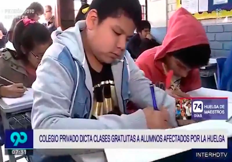 Latina TV: Saco Oliveros dicta clases gratuitas