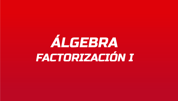 Álgebra: Factorización I