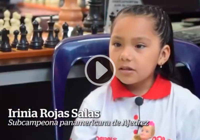 Video: Irina Rojas, talento nacional de Ajedrez