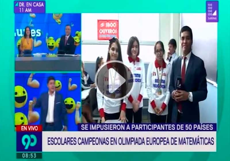 Latina Tv: Escolares campeonas en olimpiada europea de matemática